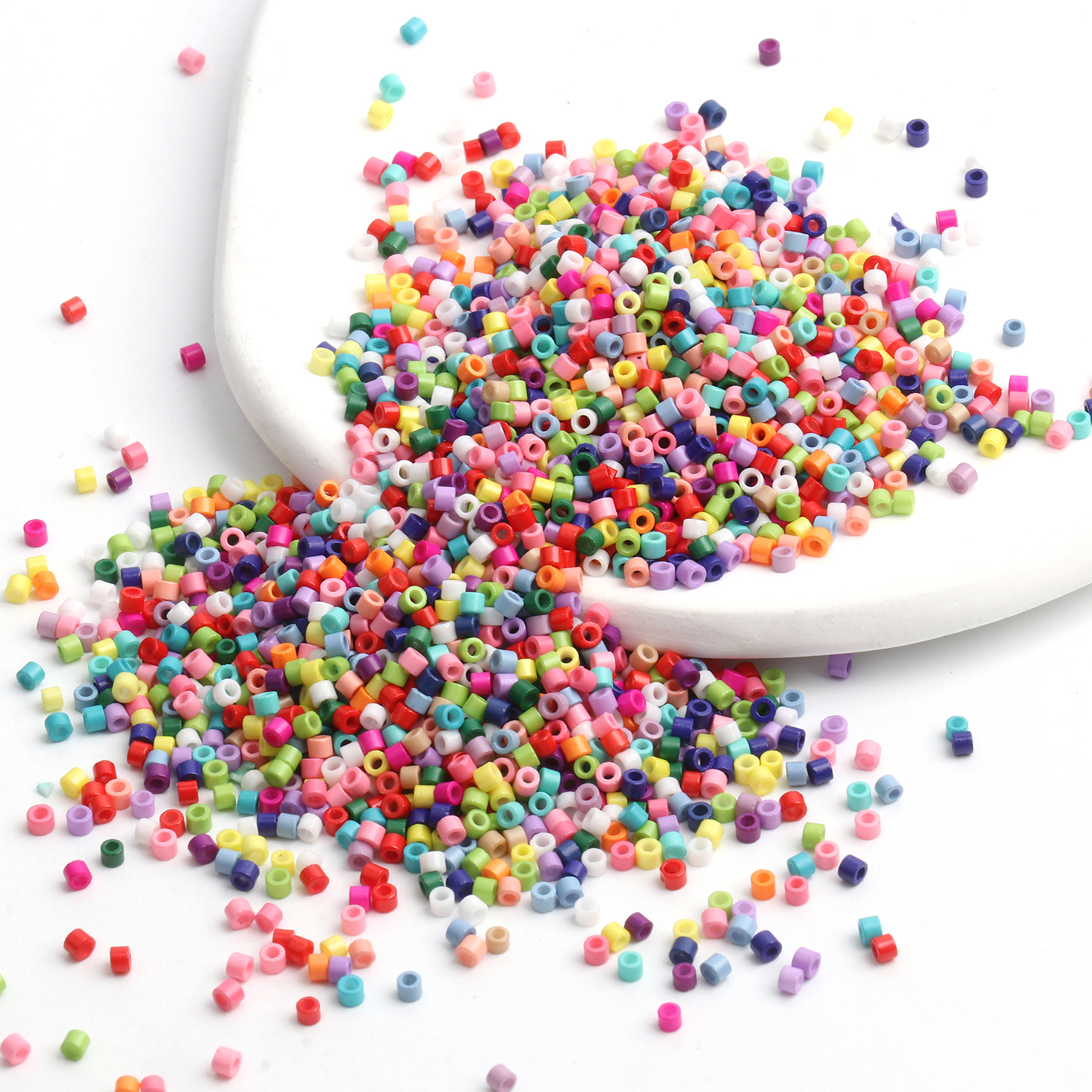 1000/3000pcs 2mm Czech Glass S - Seed Bead Tube 评论和价格