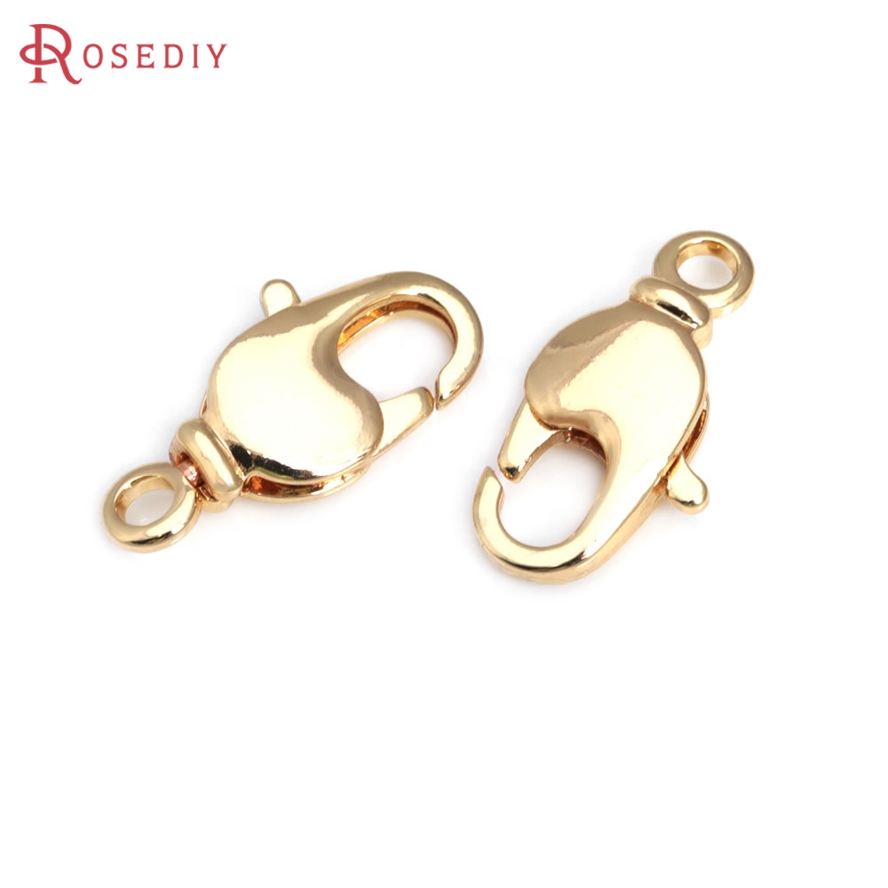 18K Gold Color Brass Rotatable - Jewelry Making Gold 评论和价格
