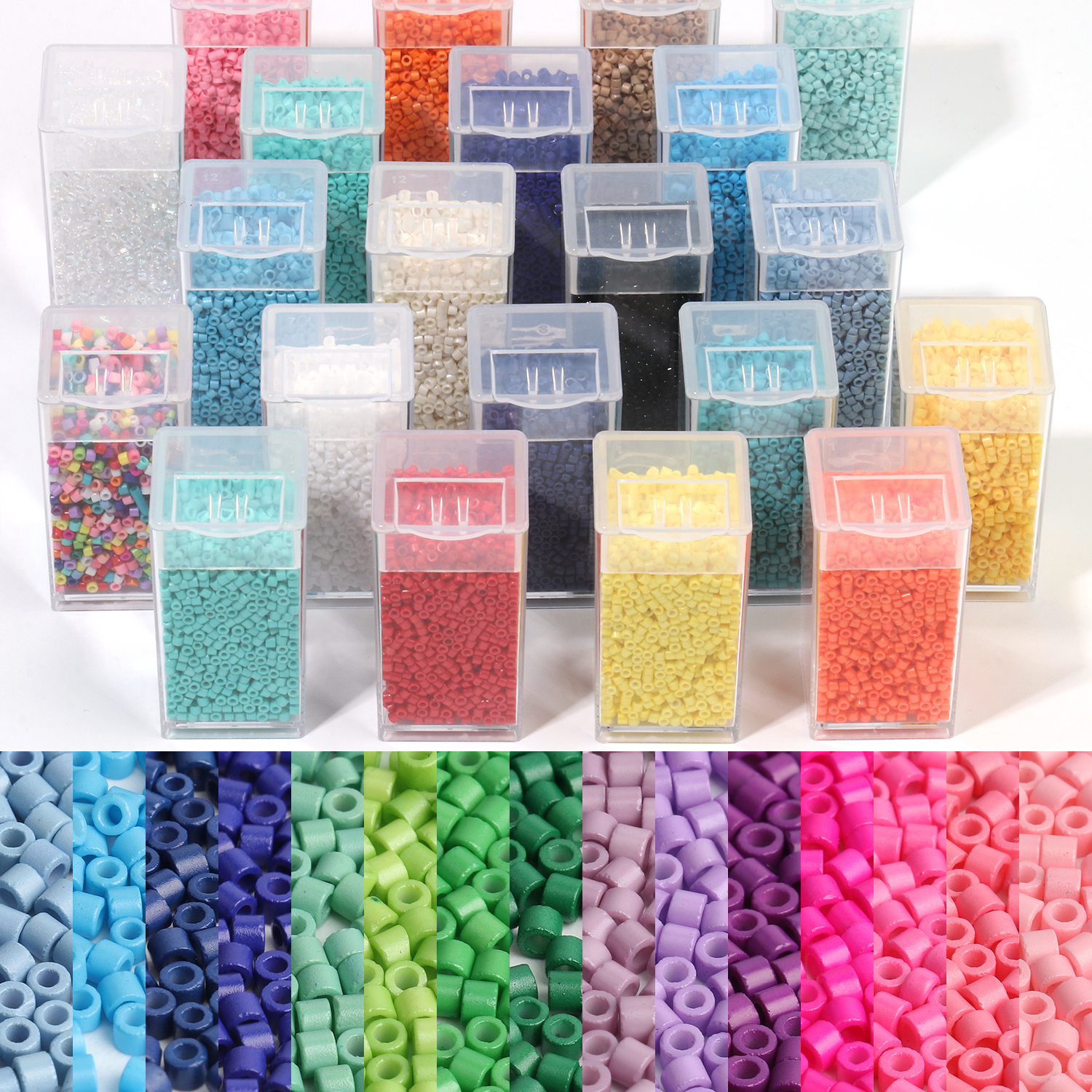 Wholesale 2mm Czech Glass Seed - Seed Bead Tube 评论和价格
