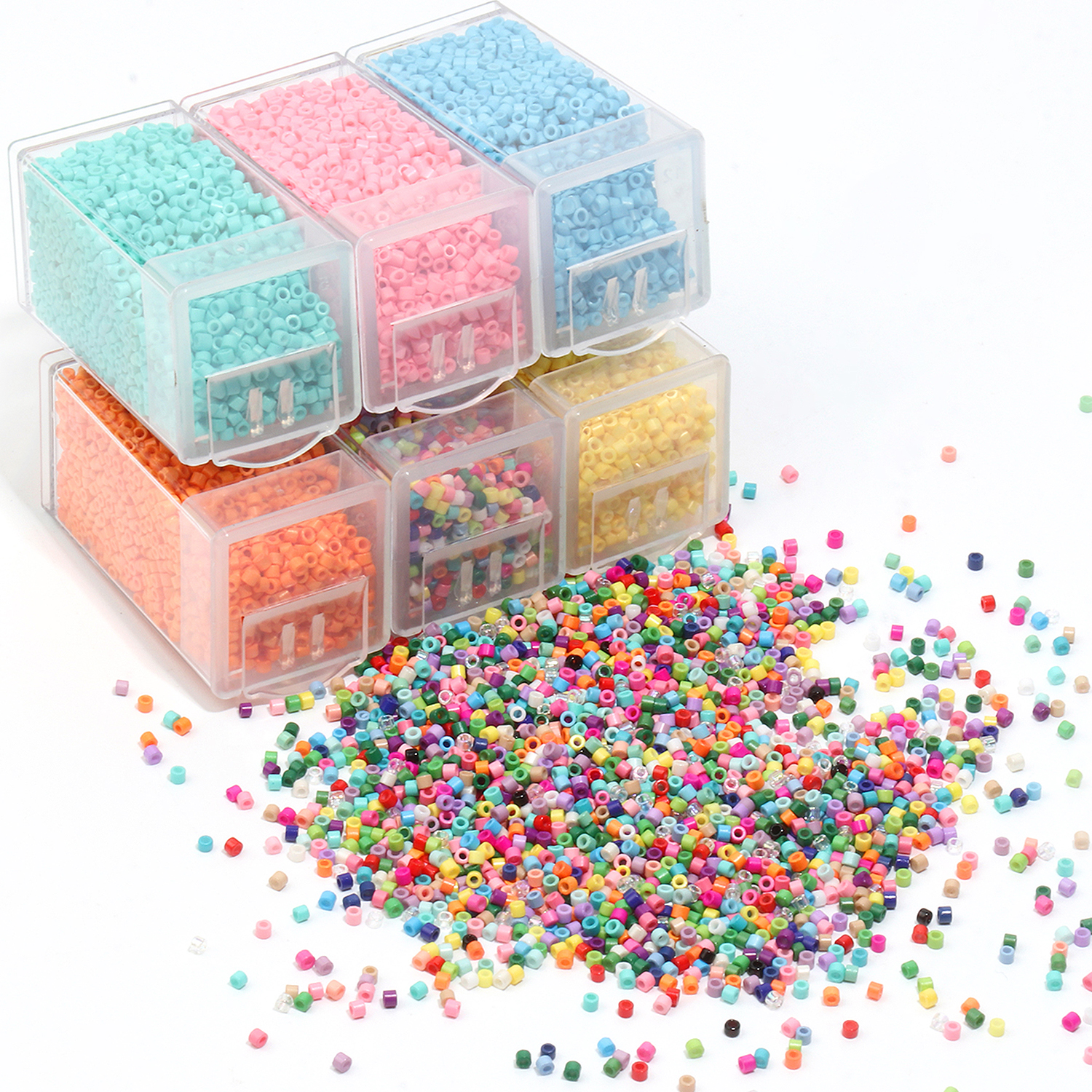 Wholesale 2mm Czech Glass Seed - Seed Bead Tube 评论和价格