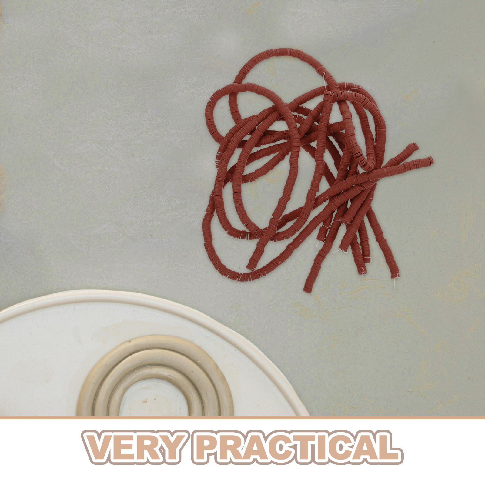 1Set Handmade Polymer Clay Bea - Jewelry Making For Beginners 评论和价格