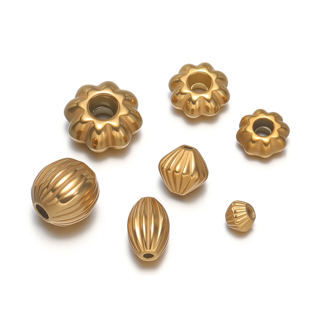 20Pcs Stainless Steel Flower B - Crimp Bead Tube 评论和价格