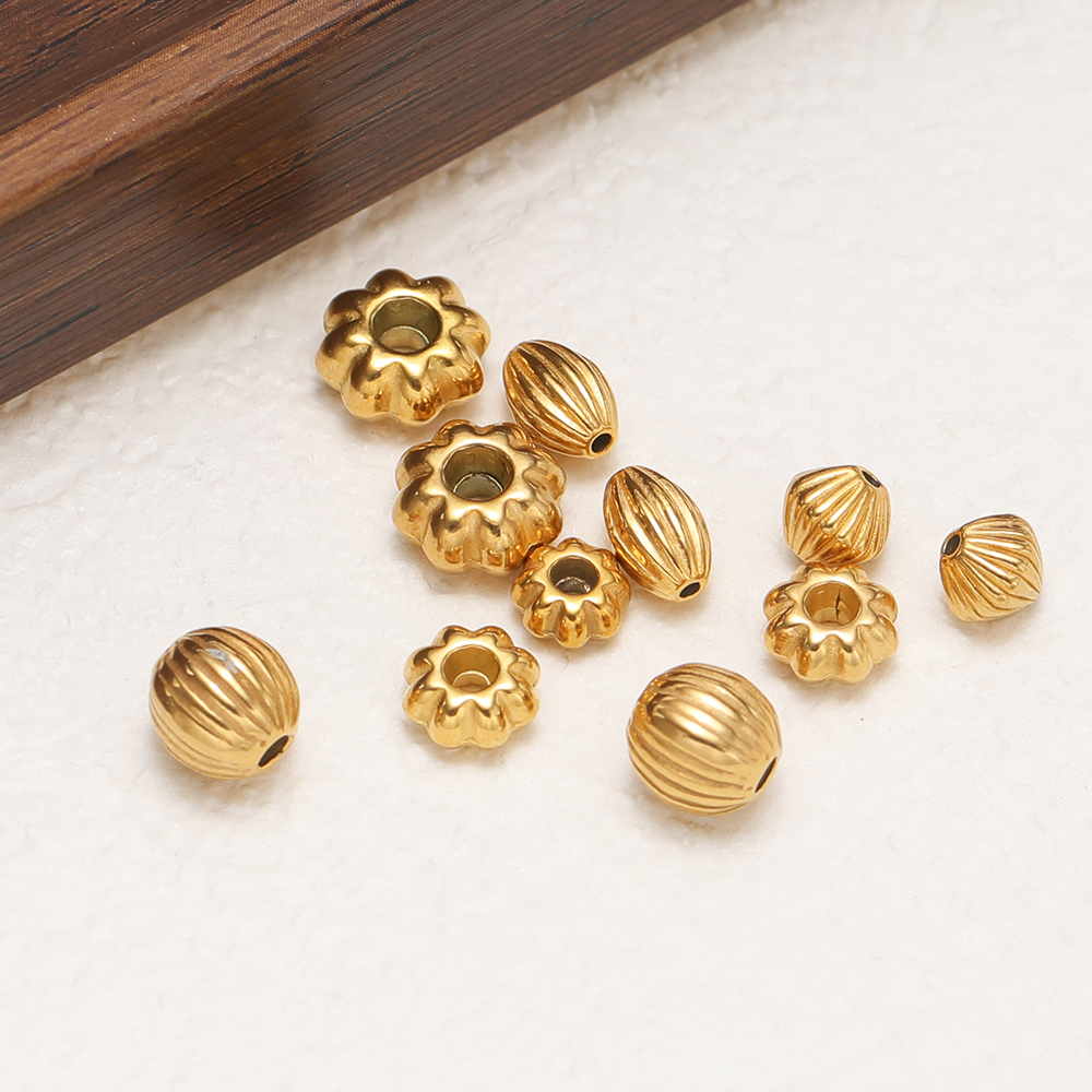 20Pcs Stainless Steel Flower B - Crimp Bead Tube 评论和价格