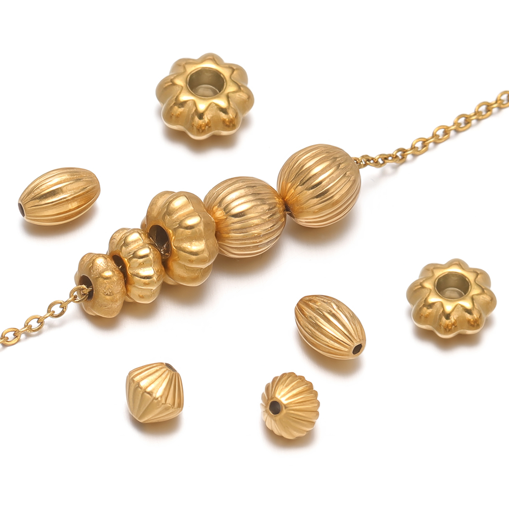 20Pcs Stainless Steel Flower B - Crimp Bead Tube 评论和价格