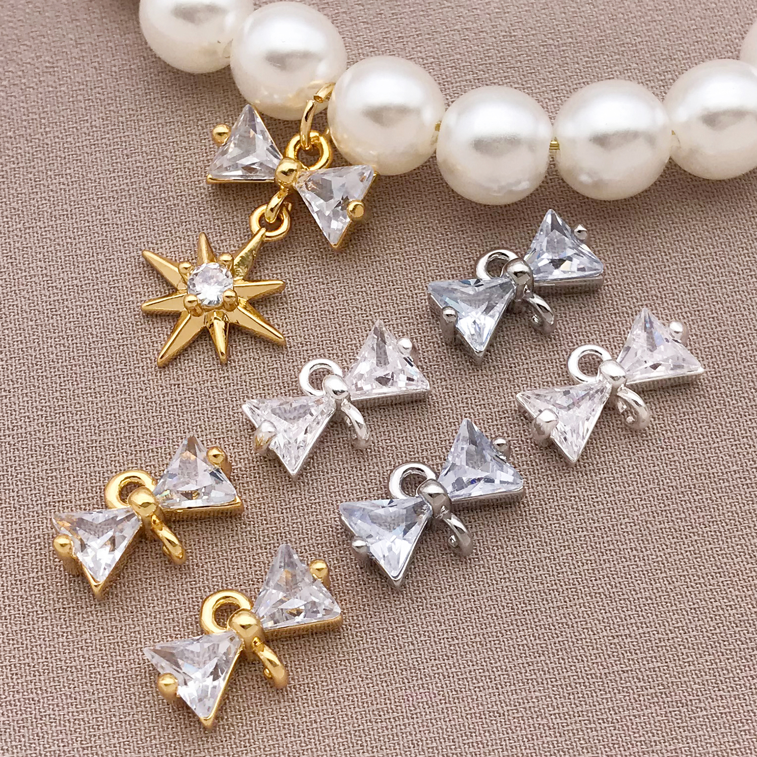 2/4/6pcs Wholesale 18k Gold Pl - Jewelry Making Materials Wholesale 评论和价格