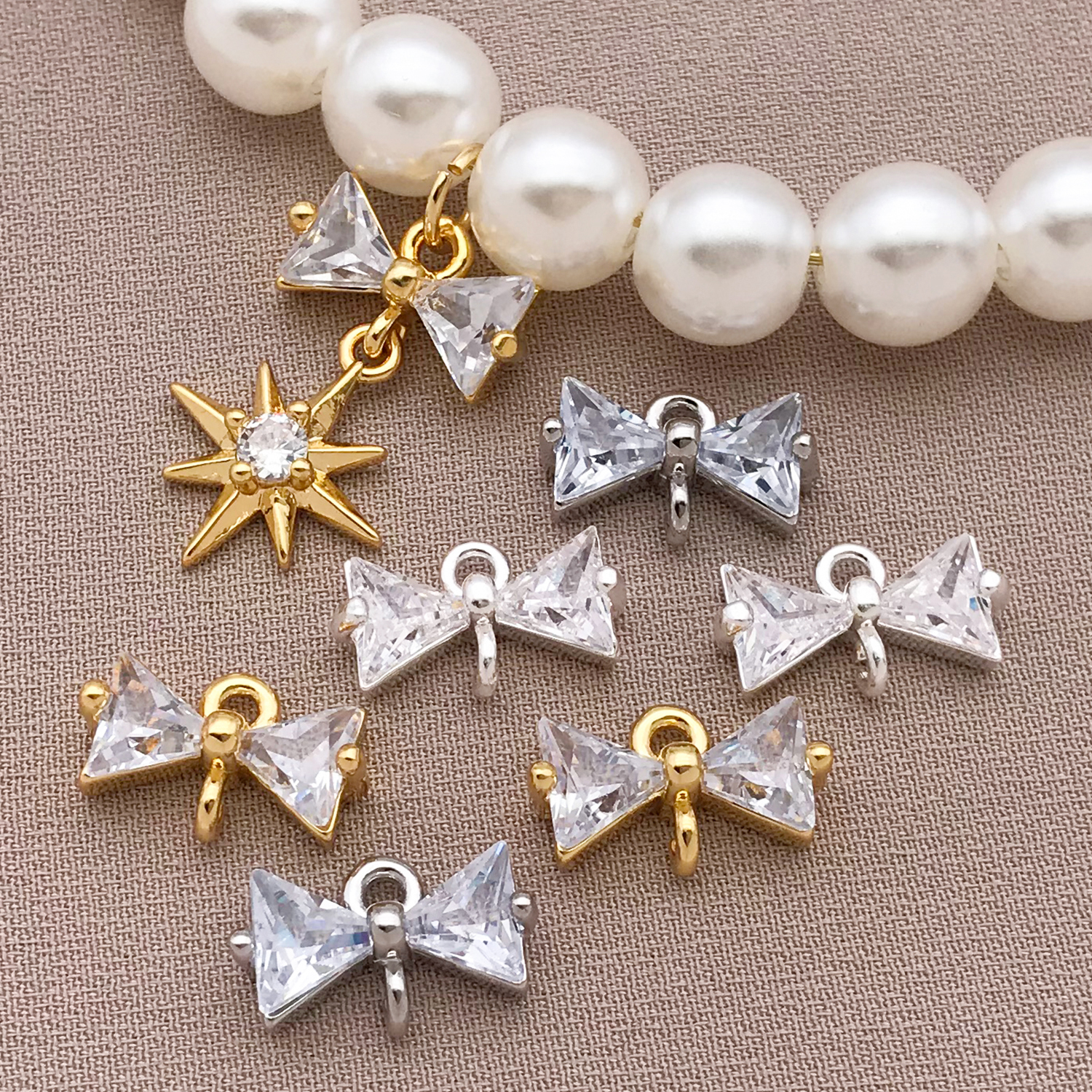 2/4/6pcs Wholesale 18k Gold Pl - Jewelry Making Materials Wholesale 评论和价格