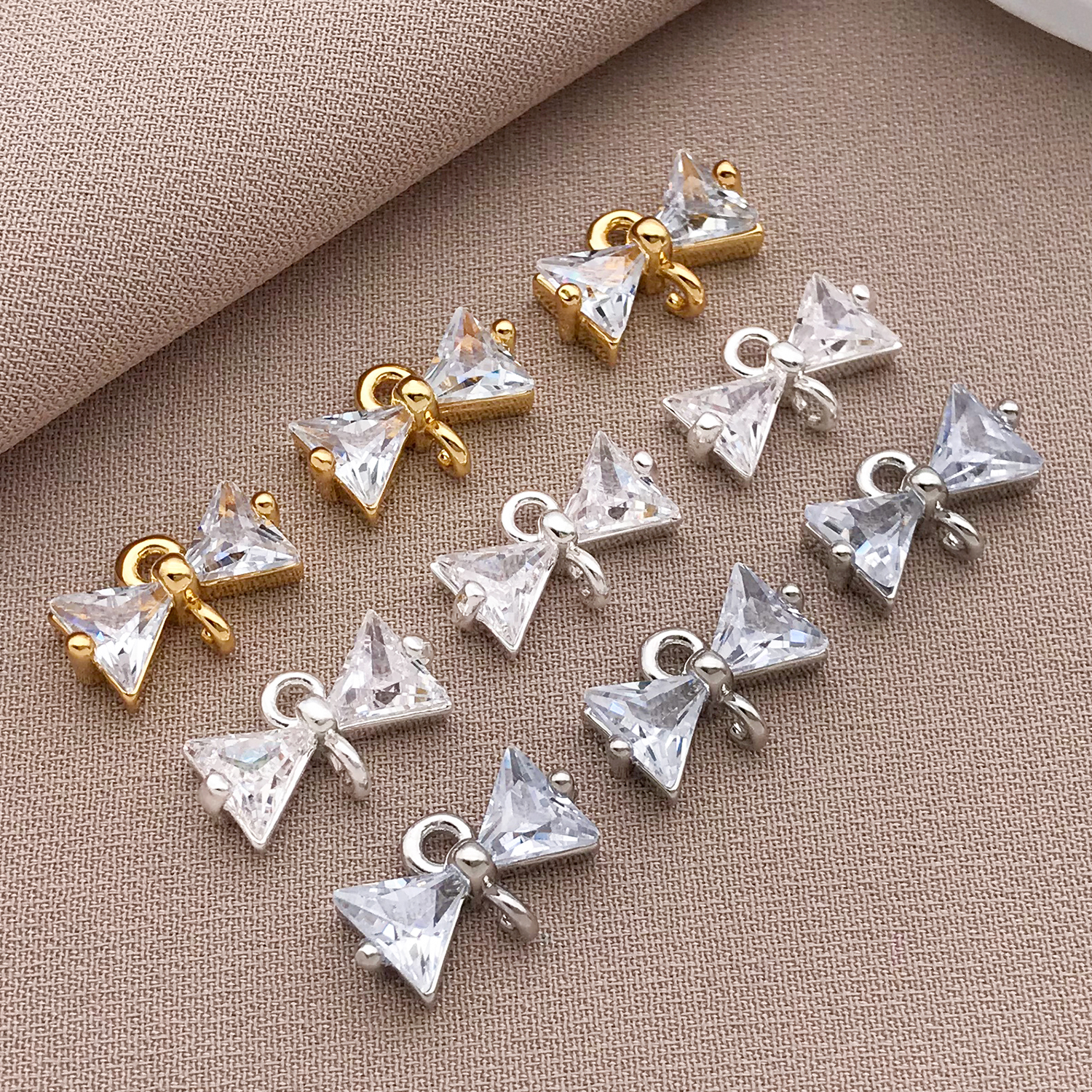 2/4/6pcs Wholesale 18k Gold Pl - Jewelry Making Materials Wholesale 评论和价格