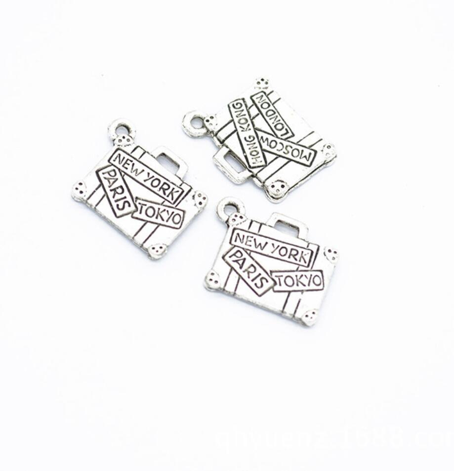 150pcs Charms Travel Bags New  - Jewelry Making Paris 评论和价格