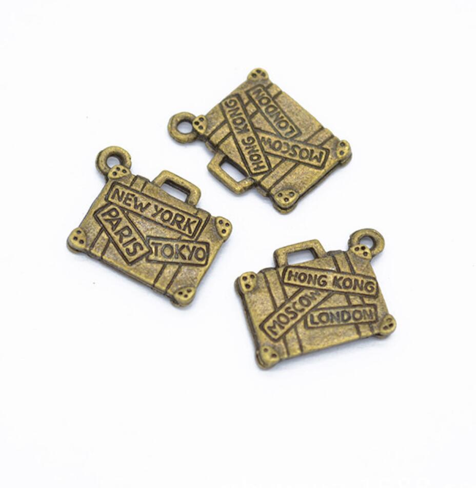 150pcs Charms Travel Bags New  - Jewelry Making Paris 评论和价格