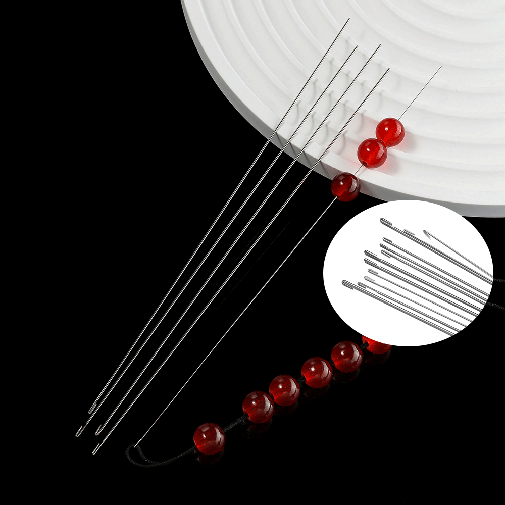 2pcs Beaded Needles With Steel - Beading Needle Fine 评论和价格
